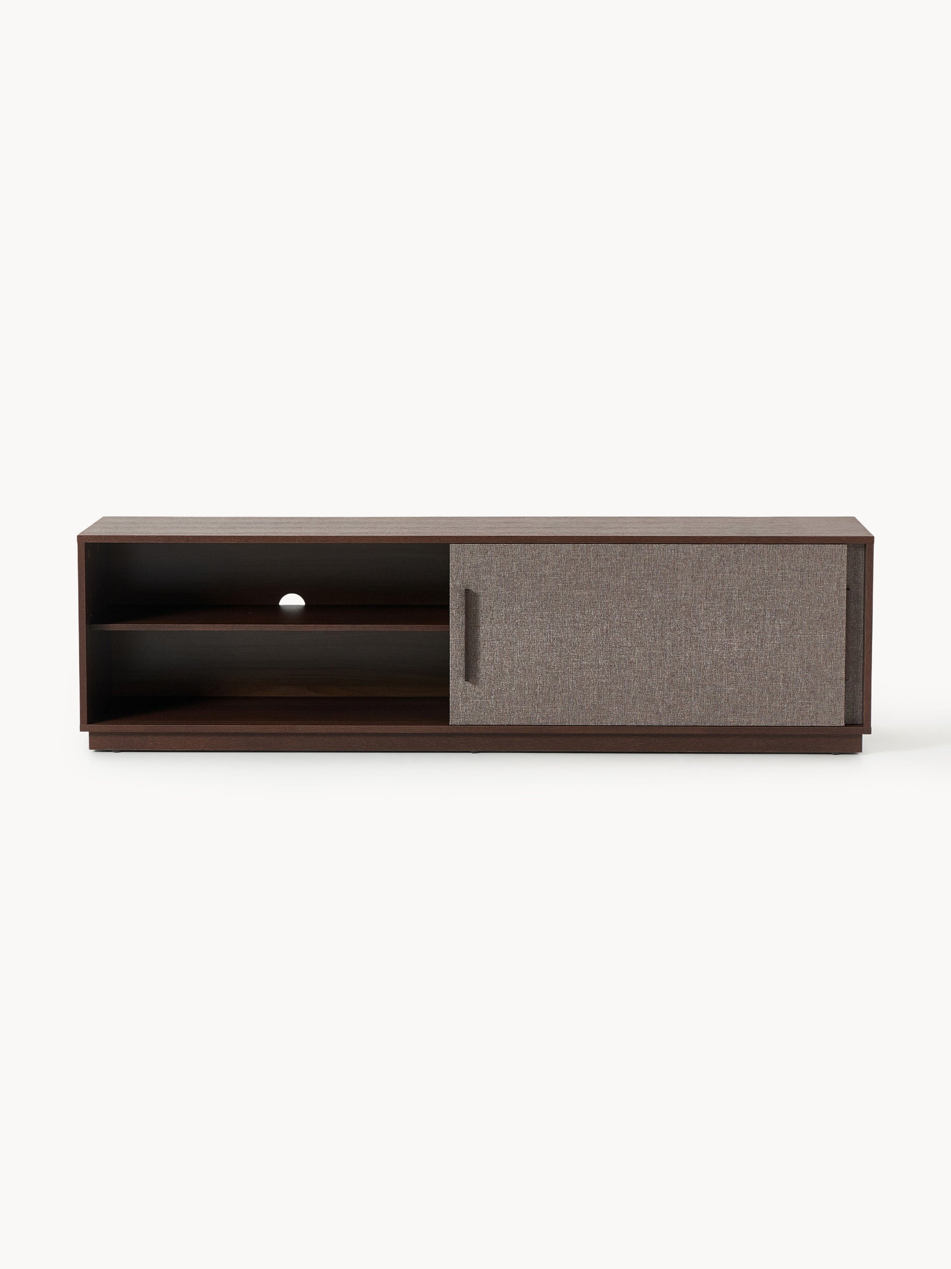 Holz-TV-Lowboard Wisp mit gepolsterter Front