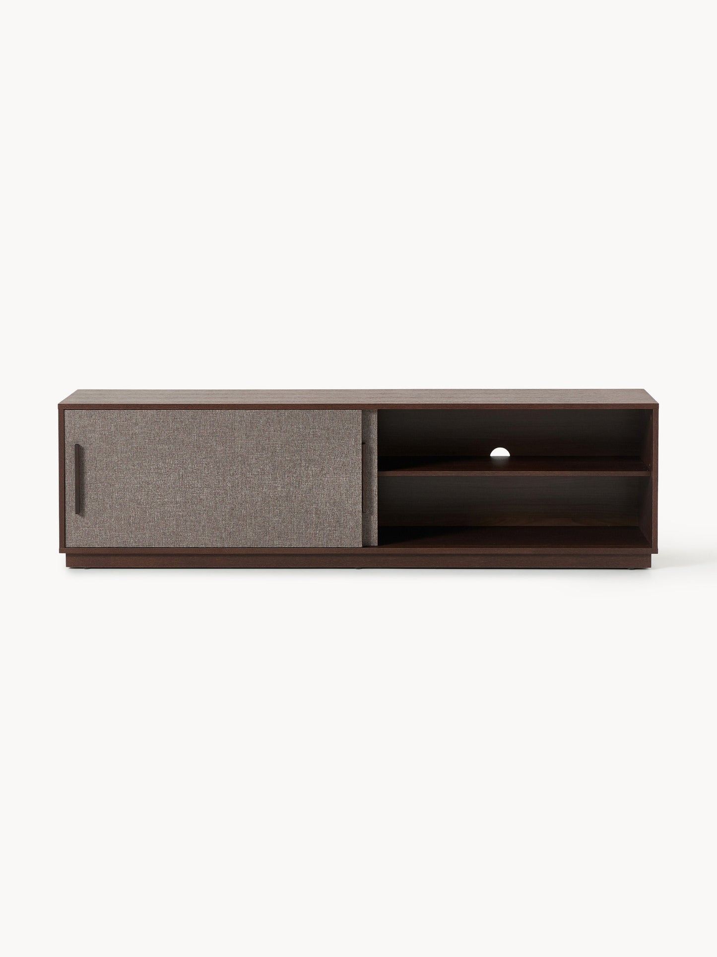 Holz-TV-Lowboard Wisp mit gepolsterter Front