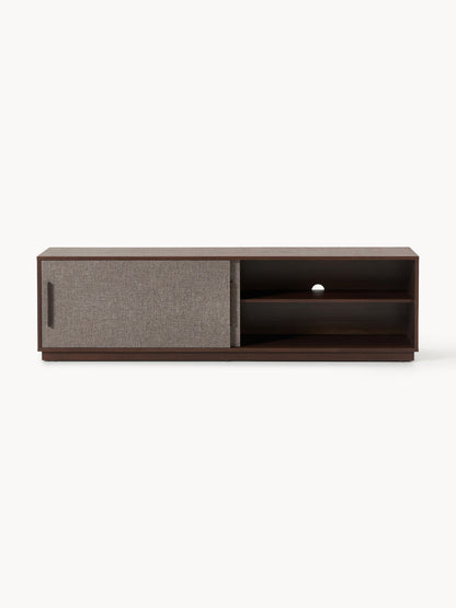 Holz-TV-Lowboard Wisp mit gepolsterter Front