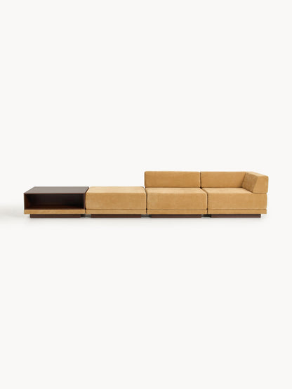 Galeriebild 1 - Modulares Sofa Colin (4-Sitzer) mit Couchtisch & Ottomane