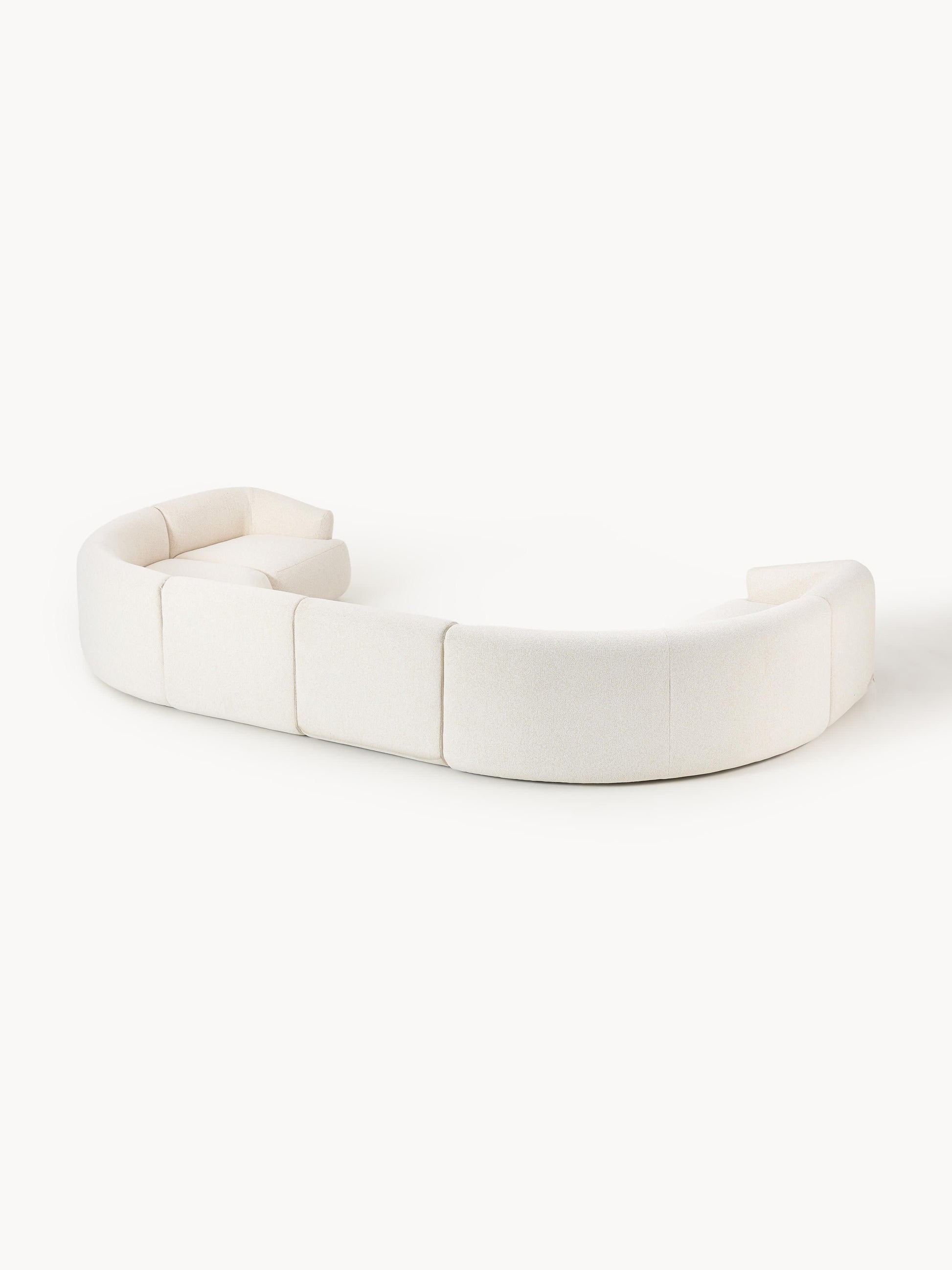 Modulares Bouclé-XL-Sofa Sofia