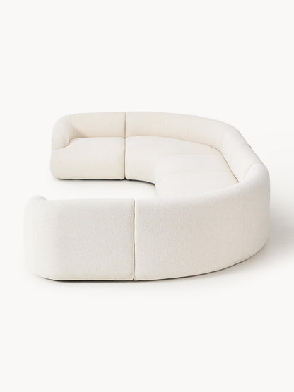 Modulares Bouclé-XL-Sofa Sofia