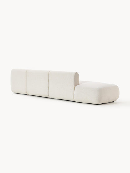 Modulare Bouclé-Chaise Sofia (2-Sitzer)