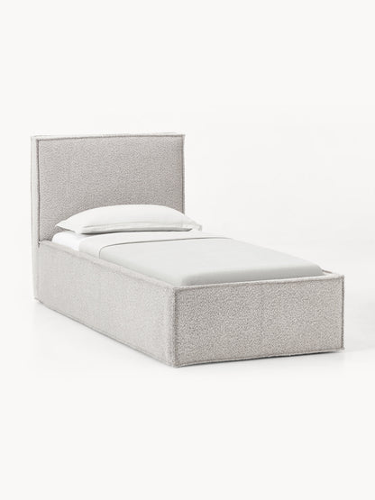 Galeriebild 1 - Bouclé-Einzelbett Dream mit Stauraum