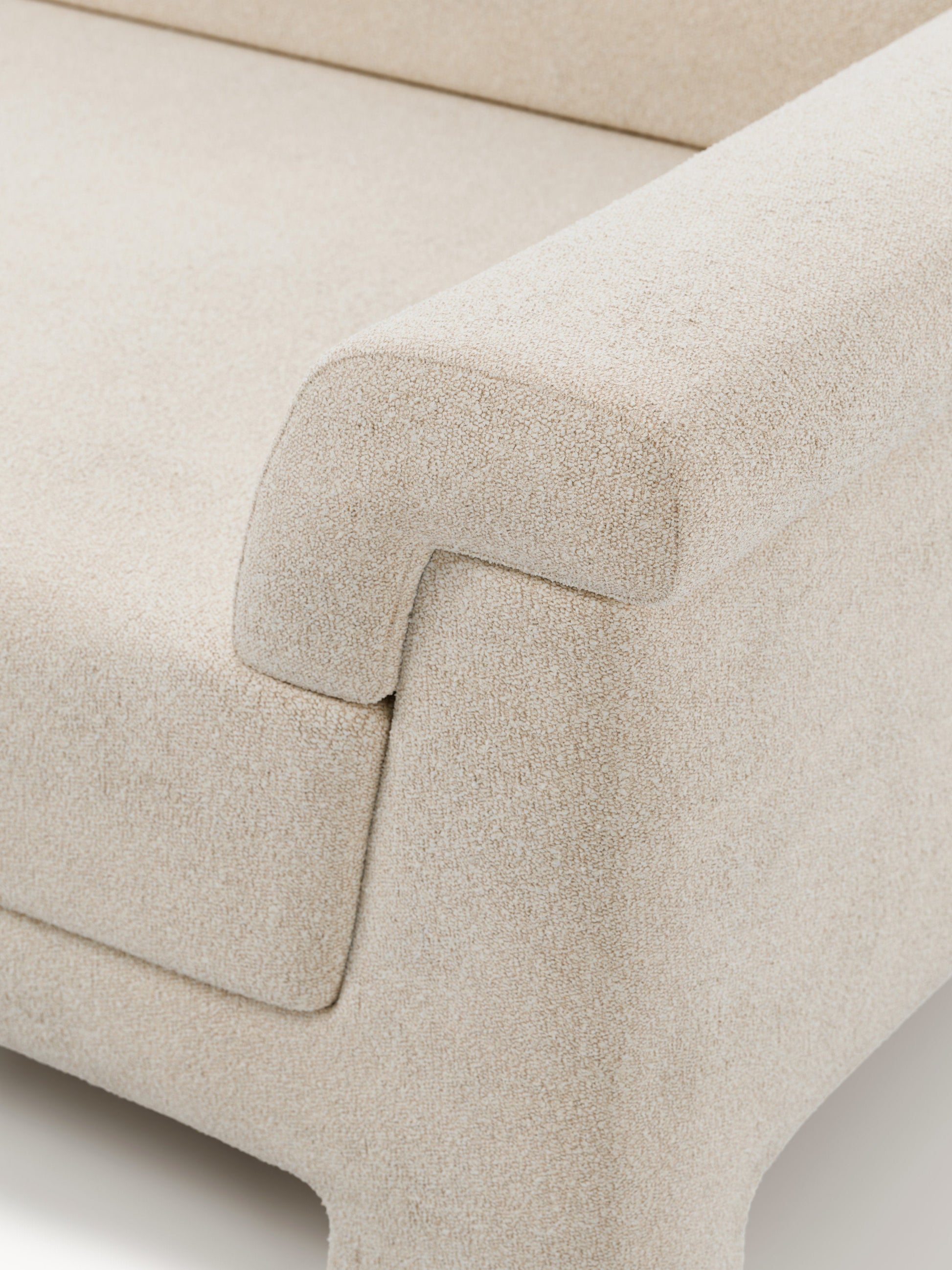 Bouclé-Sofa Atlas (3-Sitzer)
