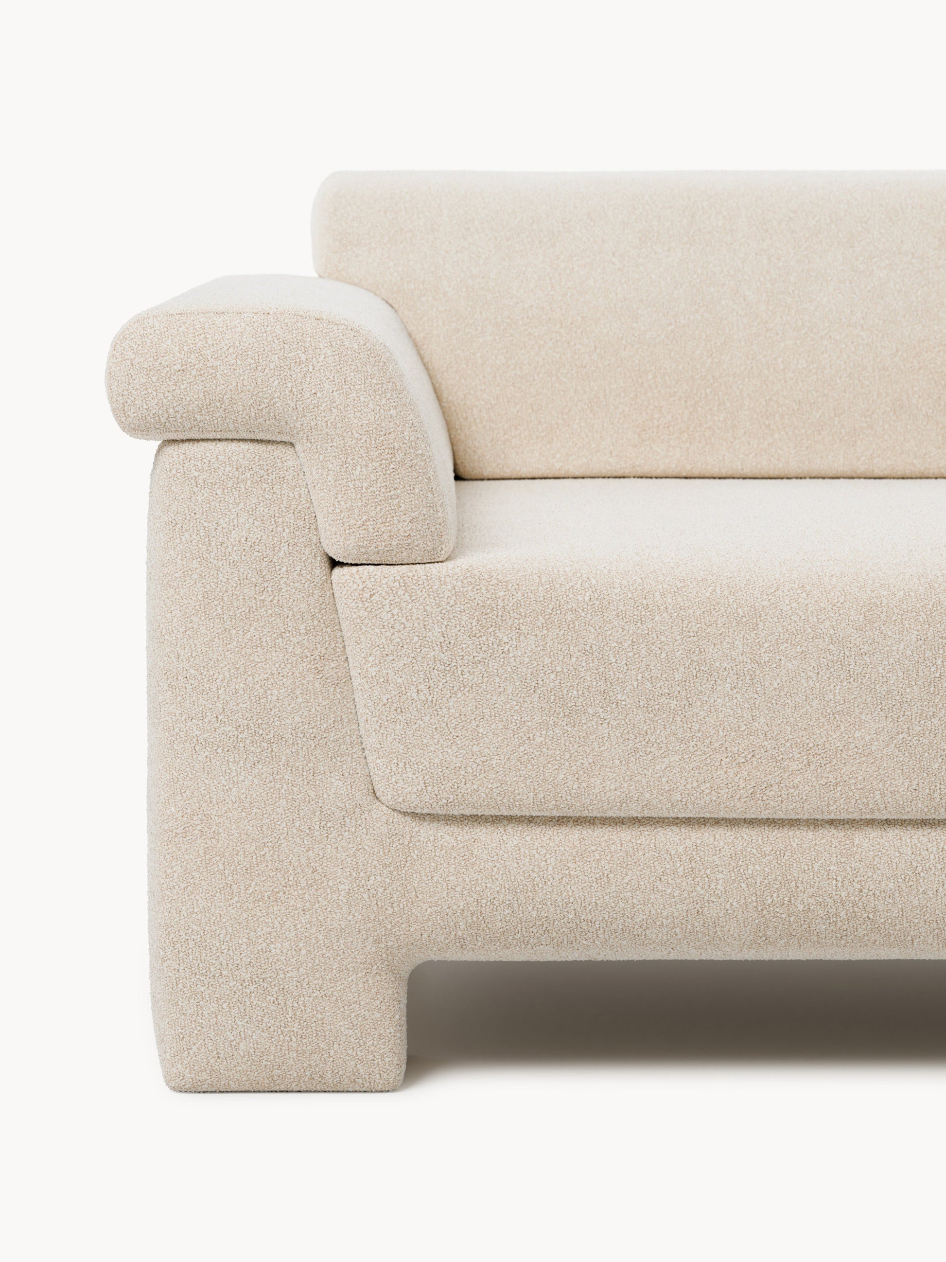 Bouclé-Sofa Atlas (3-Sitzer)