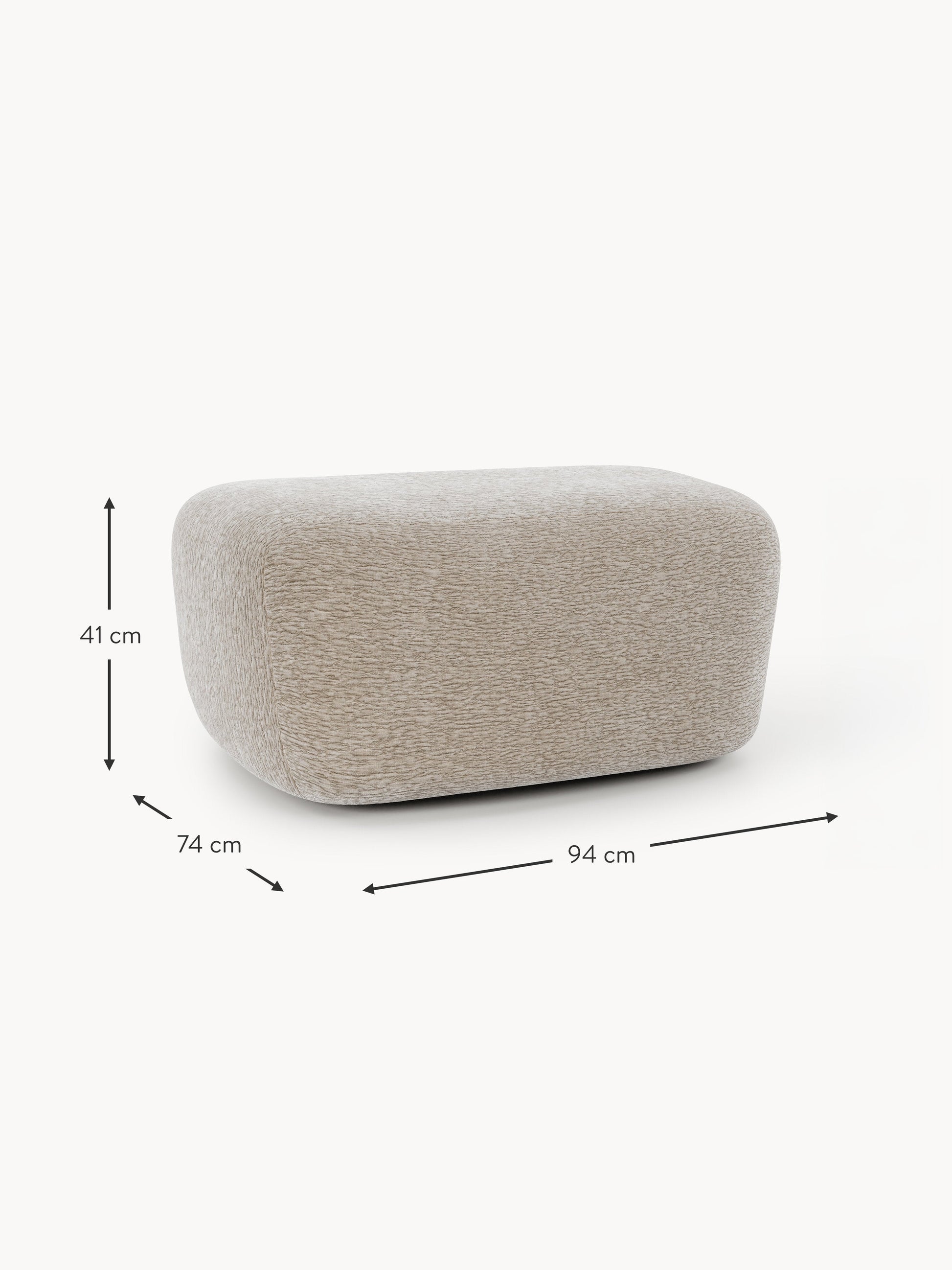 Großer Sofa-Hocker Wolke