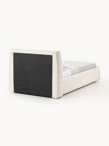 Gepolstertes Einzelbett Cloud mit Stauraum