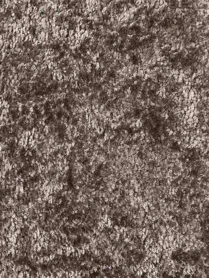 Ovaler Sofa-Hocker Wolke aus Teddy-Bouclé