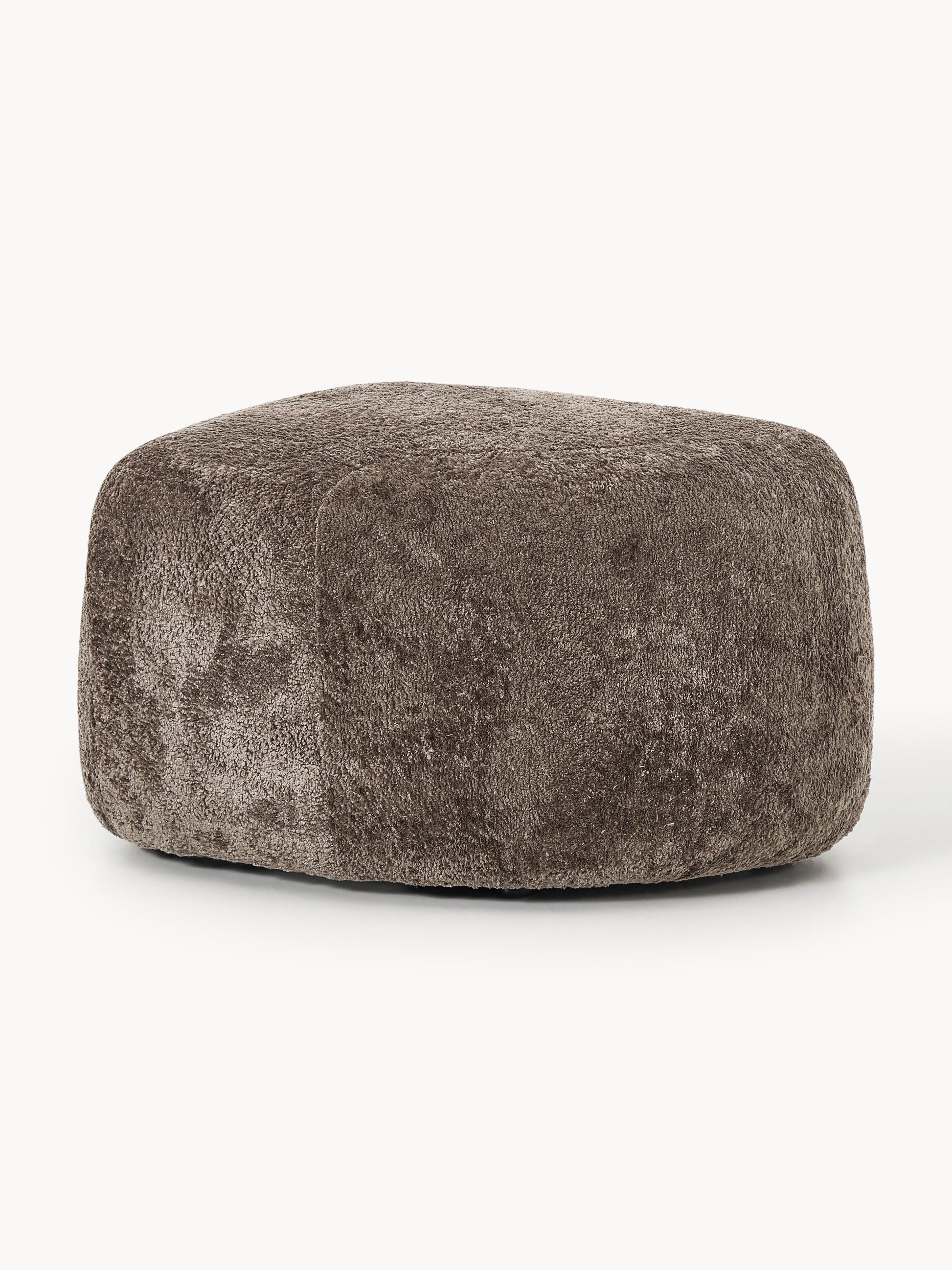 Galeriebild 1 - Ovaler Sofa-Hocker Wolke aus Teddy-Bouclé