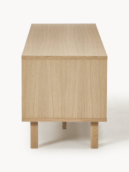 TV-Lowboard Echo mit Rattan-Fronten