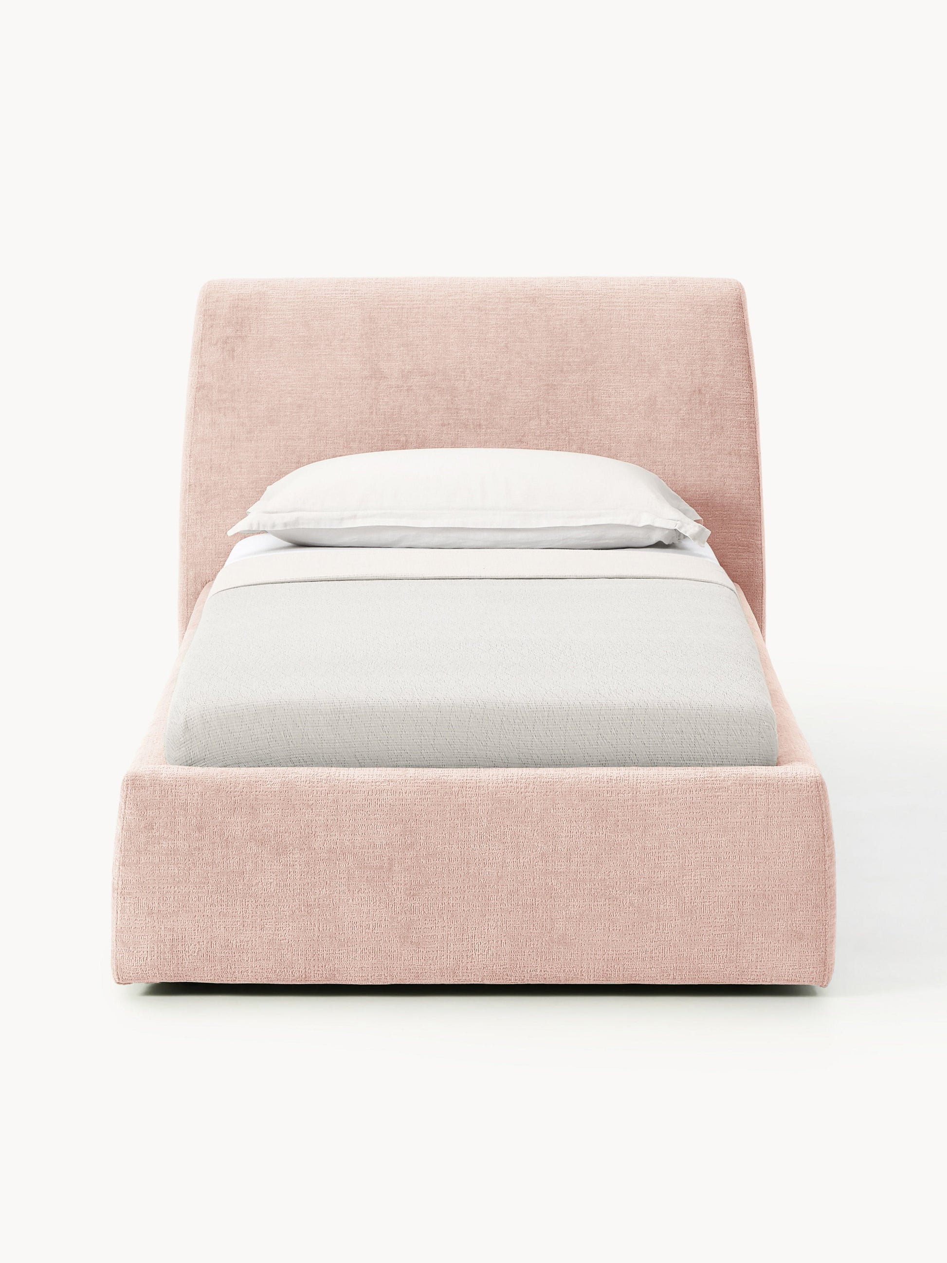 Gepolstertes Einzelbett Cloud mit Stauraum
