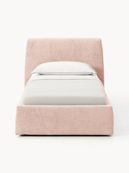 Gepolstertes Einzelbett Cloud mit Stauraum