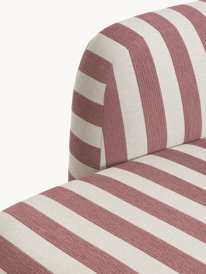 Gestreiftes Sofa Wolke (2-Sitzer) mit Chaiselongue