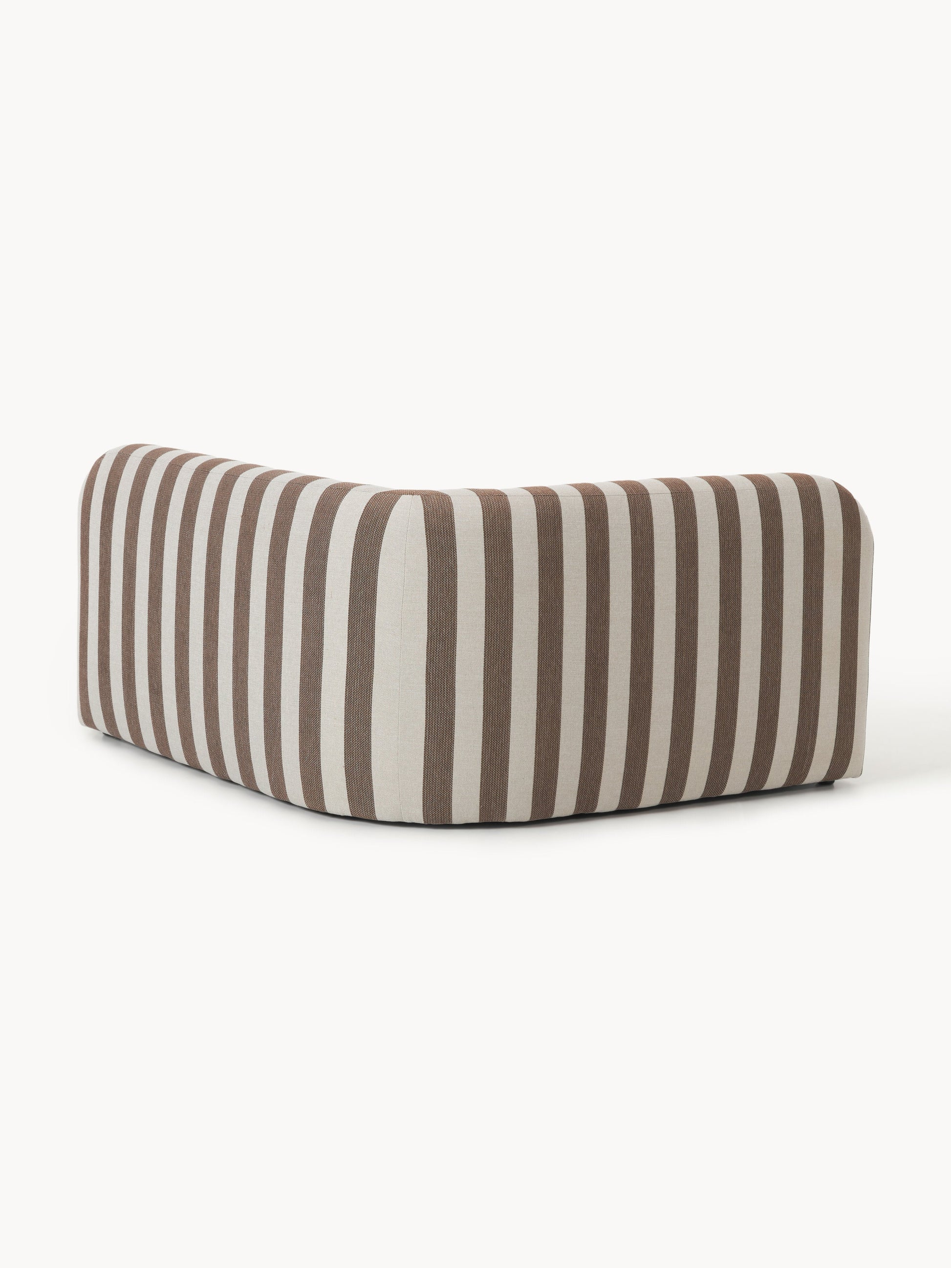 Rundes Gestreiftes Eckmodul Wolke