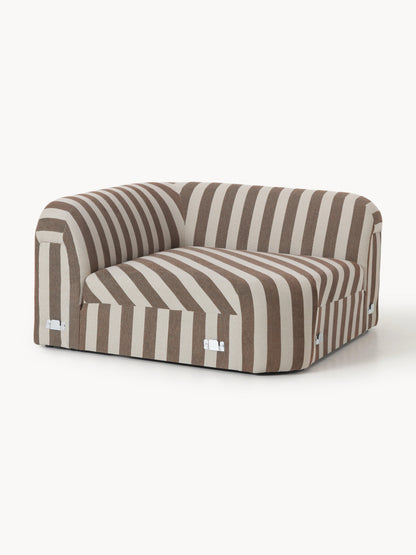 Rundes Gestreiftes Eckmodul Wolke