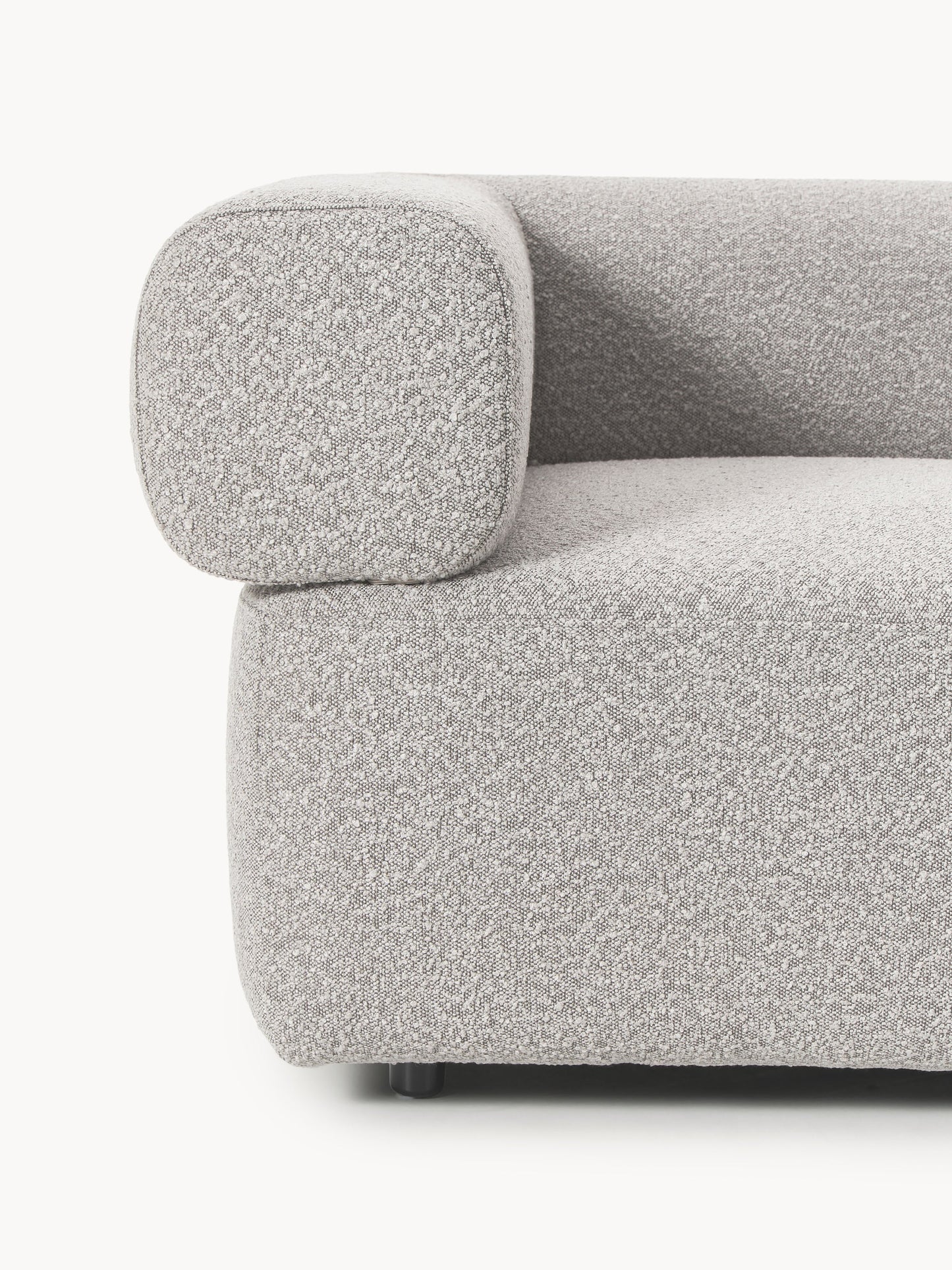 Modulares Bouclé-Sofa Anton (3-Sitzer)