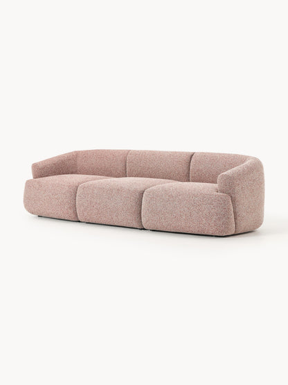 Modulares Bouclé-Sofa Sofia (3-Sitzer)