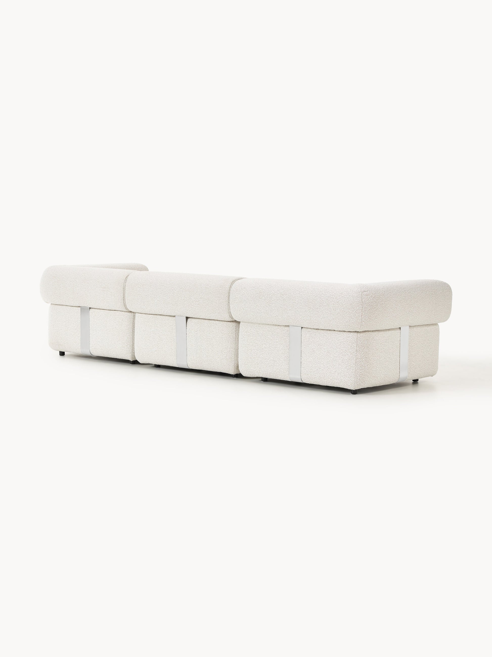 Bouclé-Modulares Sofa Anton (4-Sitzer)