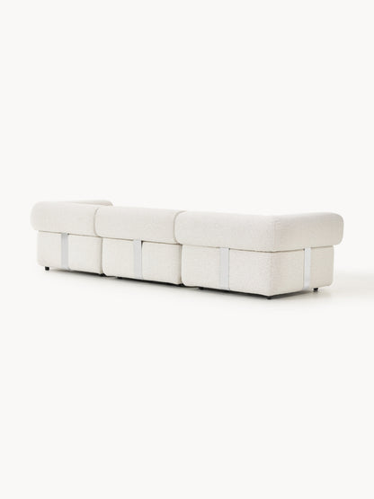Bouclé-Modulares Sofa Anton (4-Sitzer)