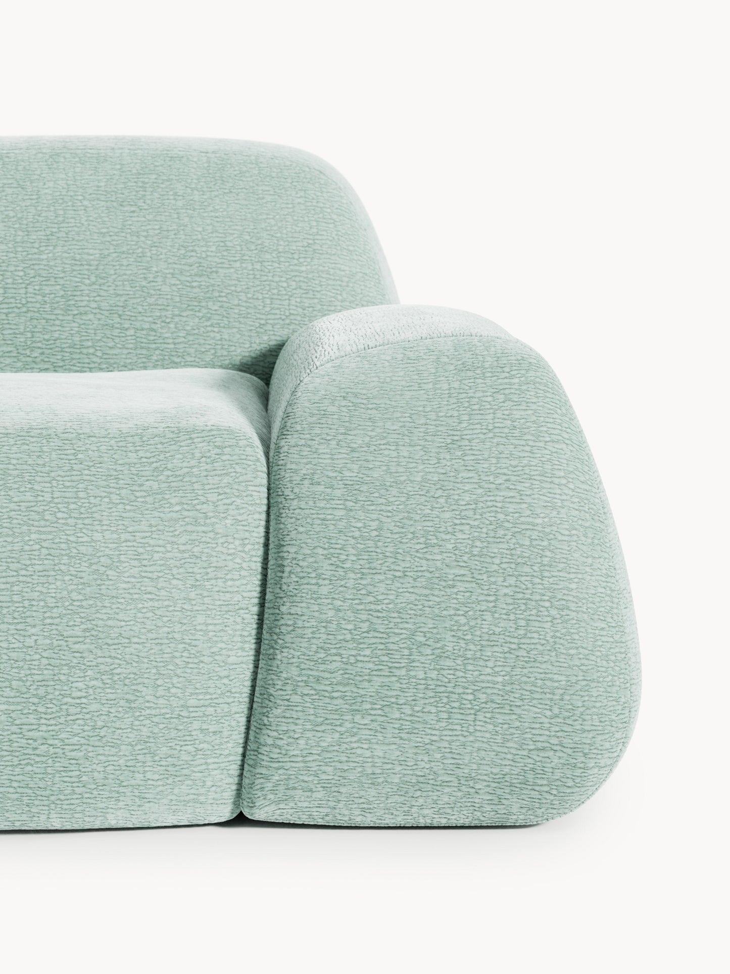 Modulares XL-Ecksofa Wolke mit Chaiselongue