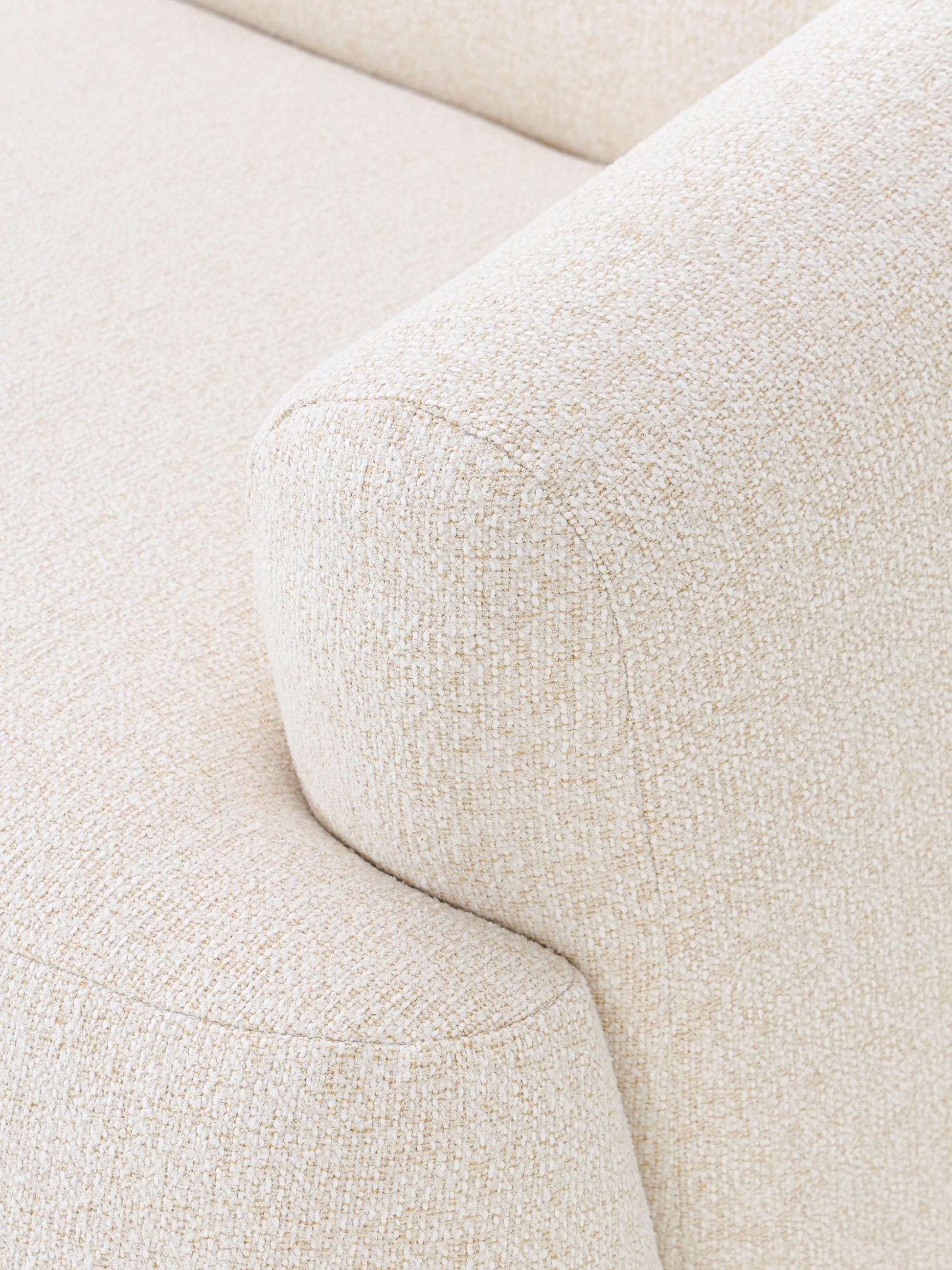 Modulares Bouclé-Ecksofa Sofia (3-Sitzer)