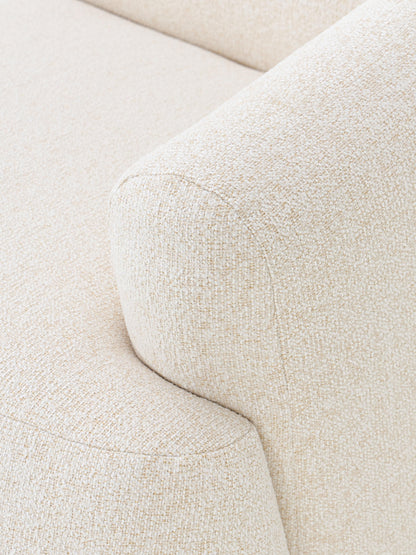 Modulares Bouclé-Ecksofa Sofia (3-Sitzer)