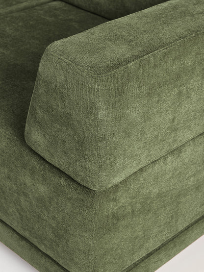 Modulares Sofa Colin (4-Sitzer) mit Couchtisch & Ottomane
