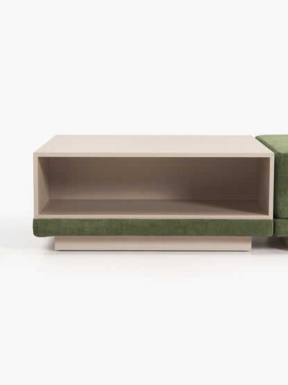 Modulares Sofa Colin (4-Sitzer) mit Couchtisch & Ottomane