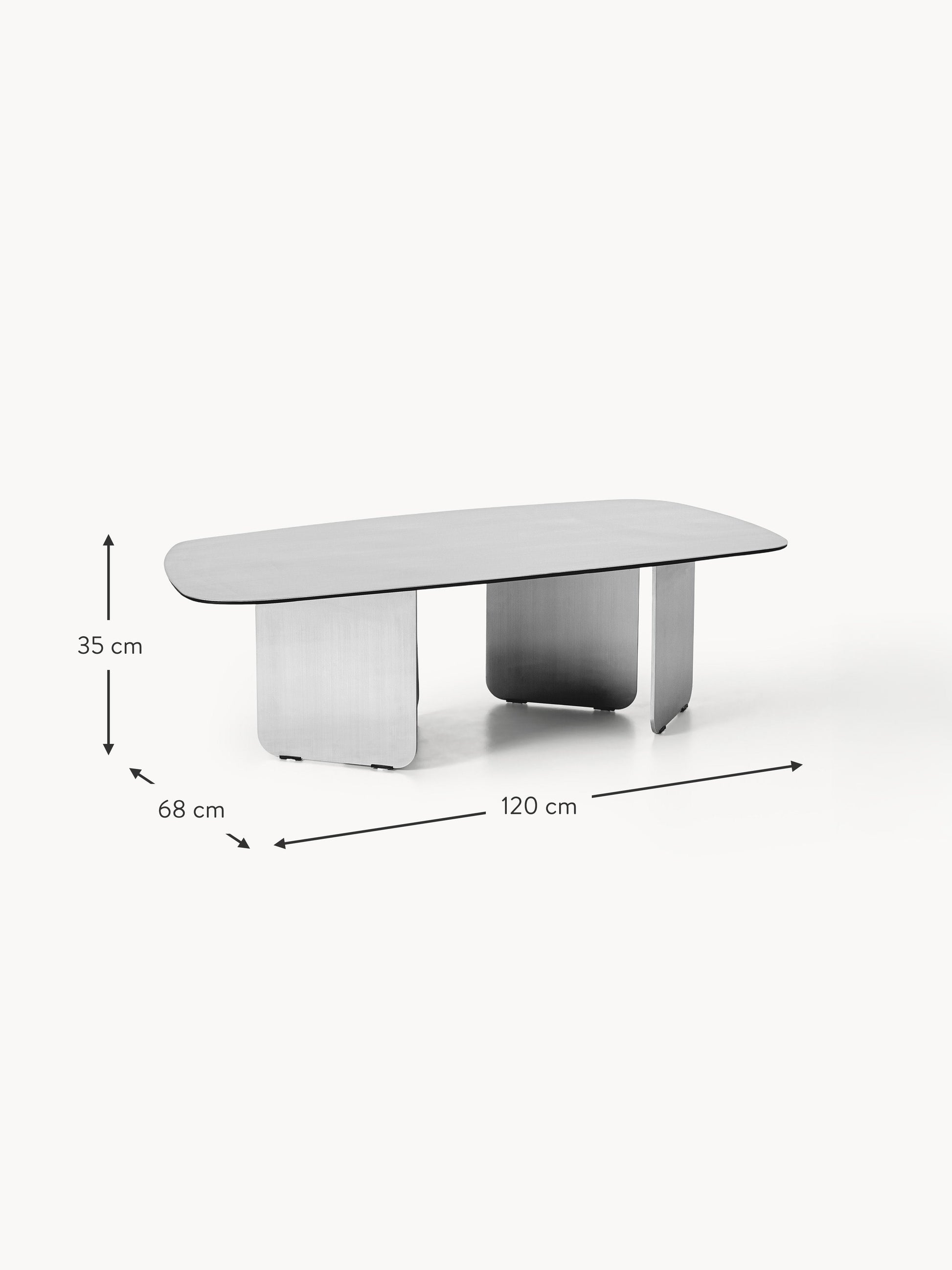 Metall-Couchtisch Valis