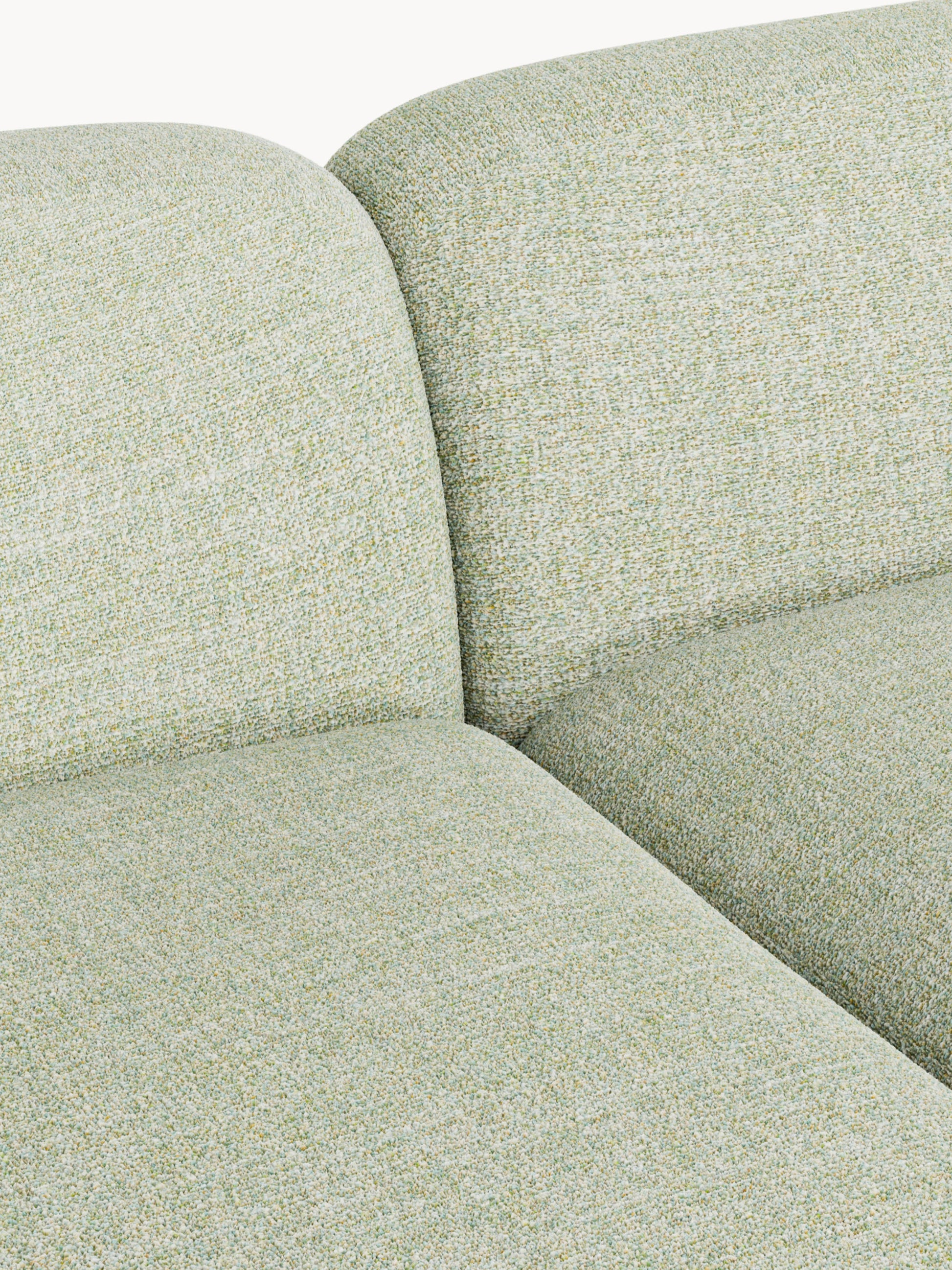 Modulares Bouclé-Ecksofa Wolke (4-Sitzer)