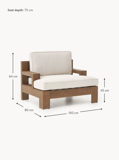 Garten-Loungesessel Joshua aus Akazienholz