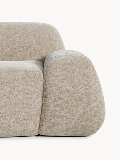 Modulares XL-Ecksofa Wolke mit Chaiselongue