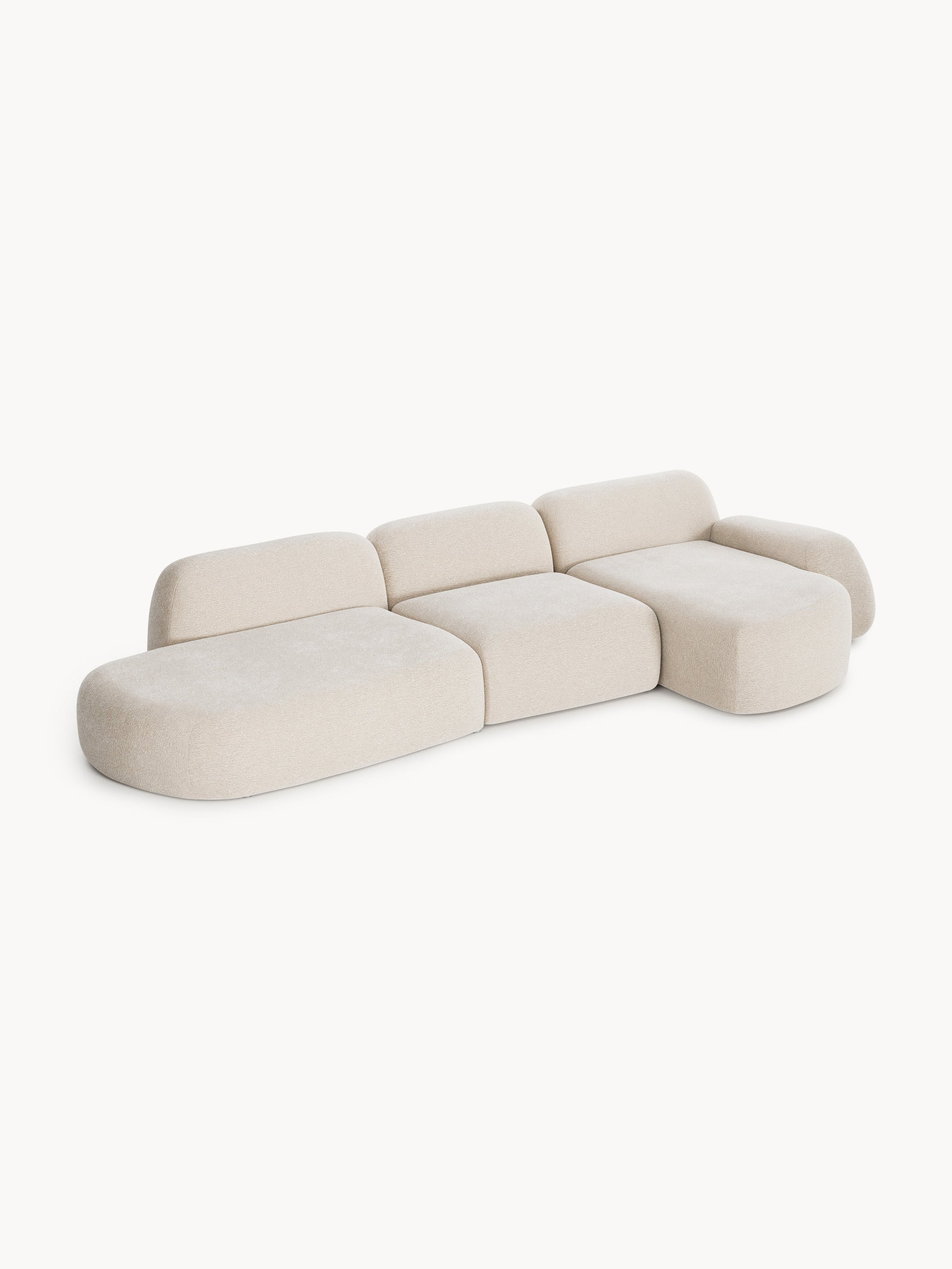Modulares Ecksofa Wolke (4-Sitzer) mit Chaiselongue