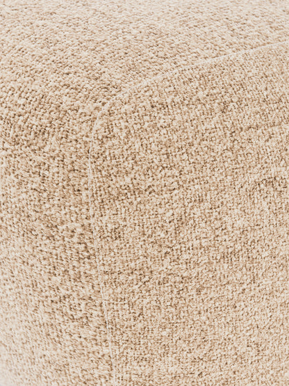 Ovaler Bouclé-Sofa-Hocker Wolke