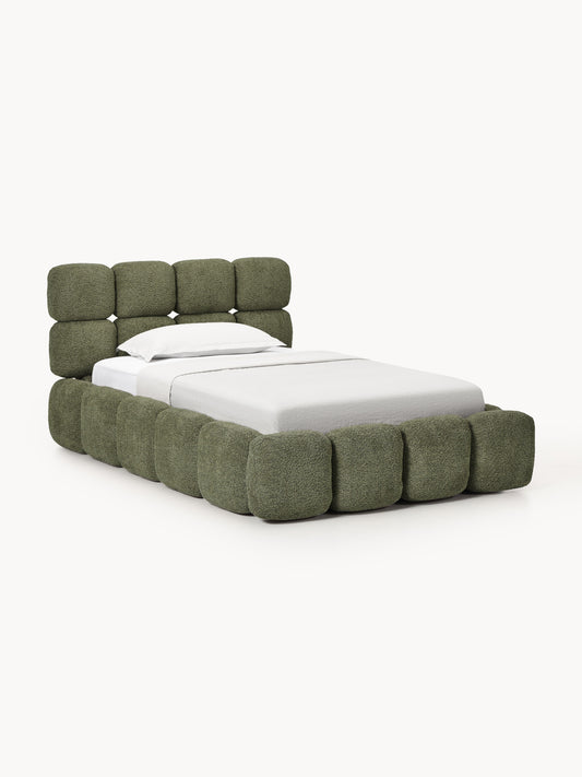 Galeriebild 1 - Einzelbett Tayla aus Teddy-Bouclé