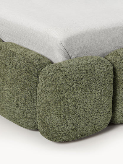 Einzelbett Tayla aus Teddy-Bouclé