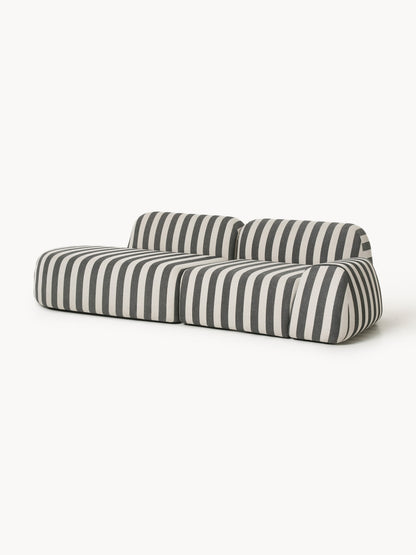 Modulare Gestreifte Chaise Wolke (3-Sitzer)