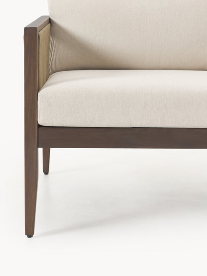 Garten-Loungesofa Travis (3-Sitzer) aus Akazienholz