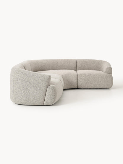 Modulares Bouclé-Ecksofa Sofia (4-Sitzer)
