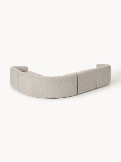 Modulares Bouclé-Ecksofa Sofia (4-Sitzer)