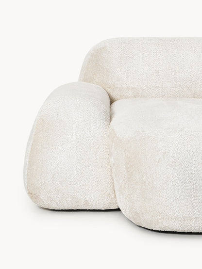 XL Loungesessel Wolke aus Teddy-Bouclé