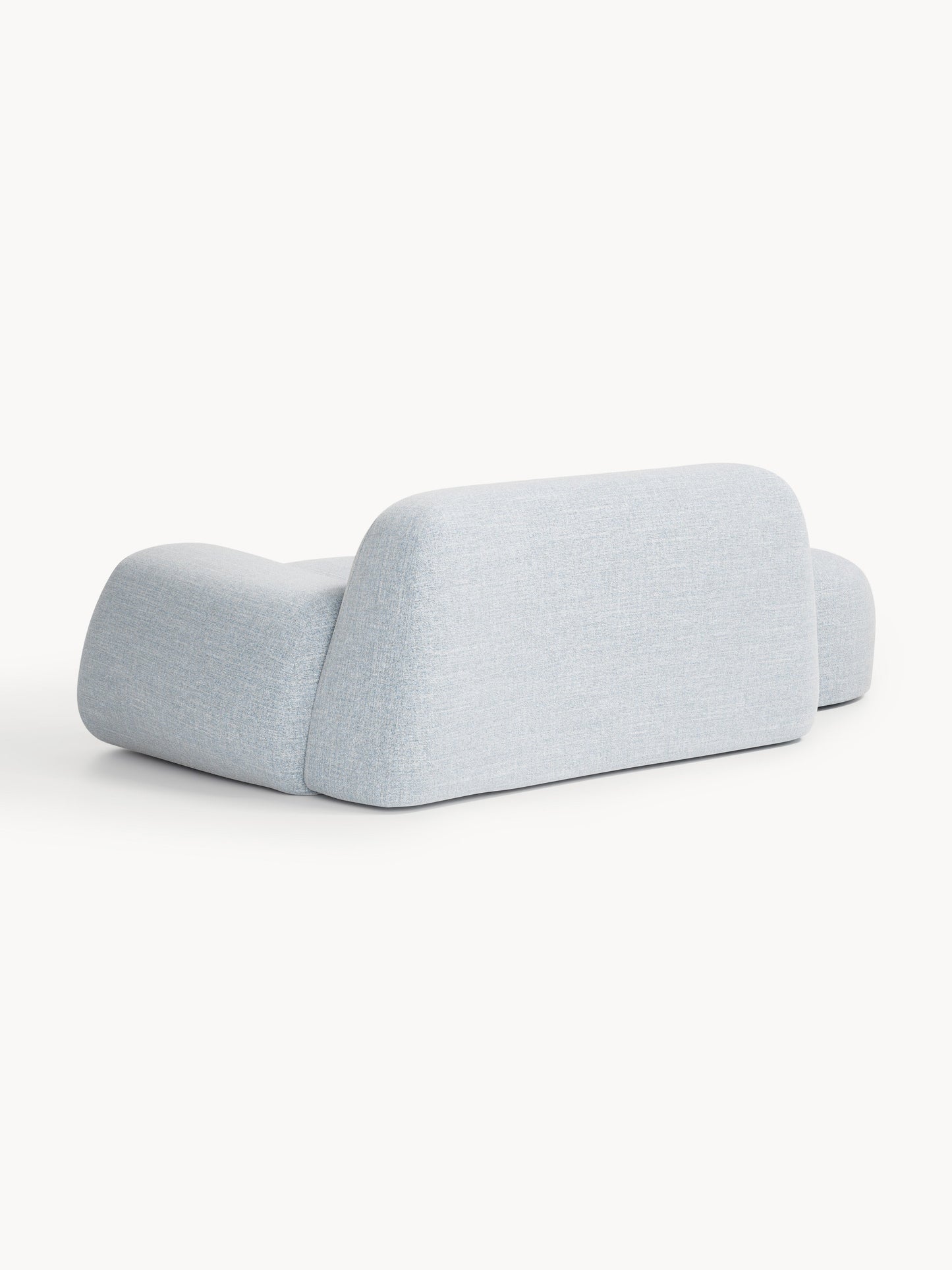 Bouclé-Sofa Wolke (2-Sitzer) mit Chaiselongue
