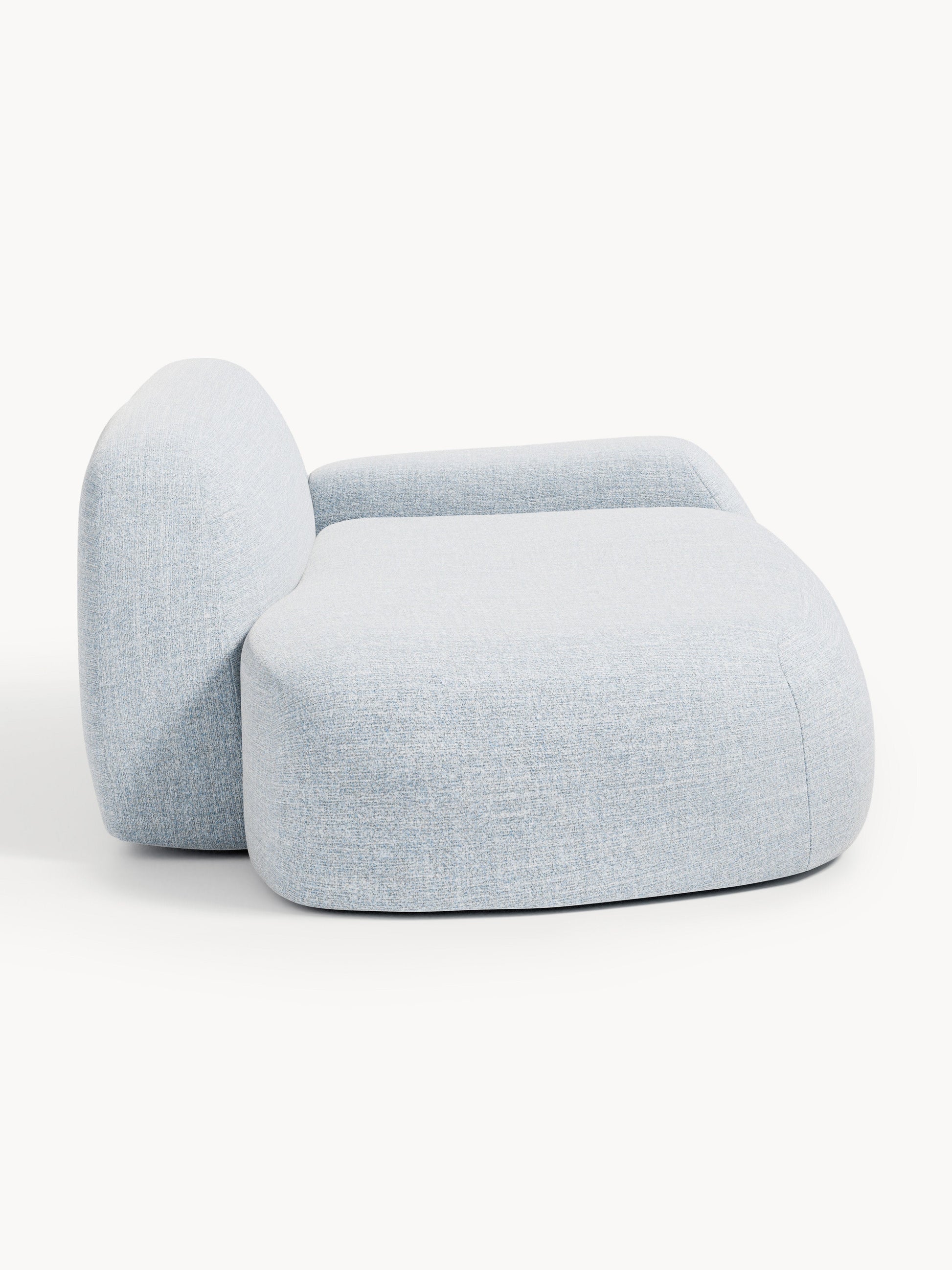 Bouclé-Sofa Wolke (2-Sitzer) mit Chaiselongue