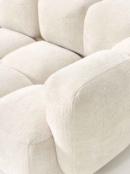 Modulares Sofa Tayla (4-Sitzer) mit Hocker (links/rechts)