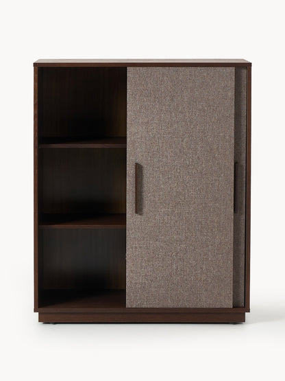Holz-Highboard Wisp mit gepolsteter Front
