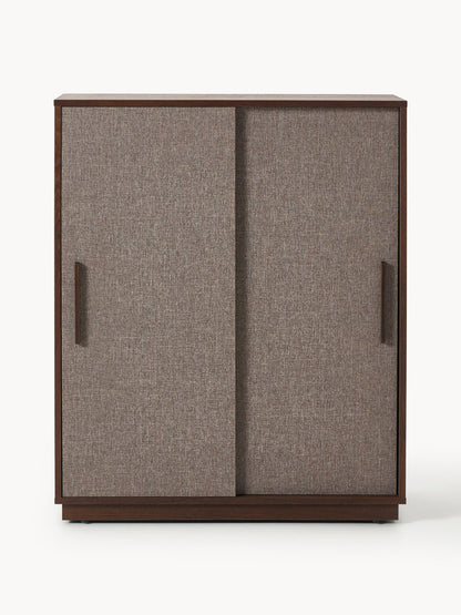 Holz-Highboard Wisp mit gepolsteter Front