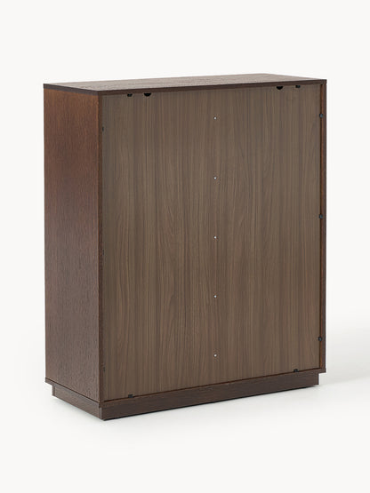 Holz-Highboard Wisp mit gepolsteter Front