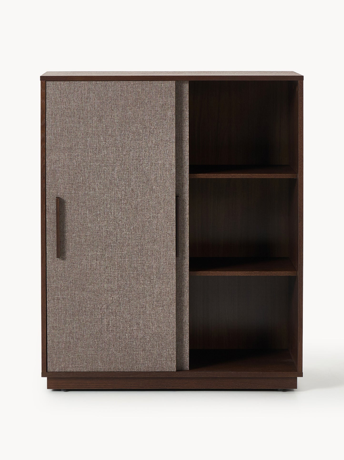 Holz-Highboard Wisp mit gepolsteter Front