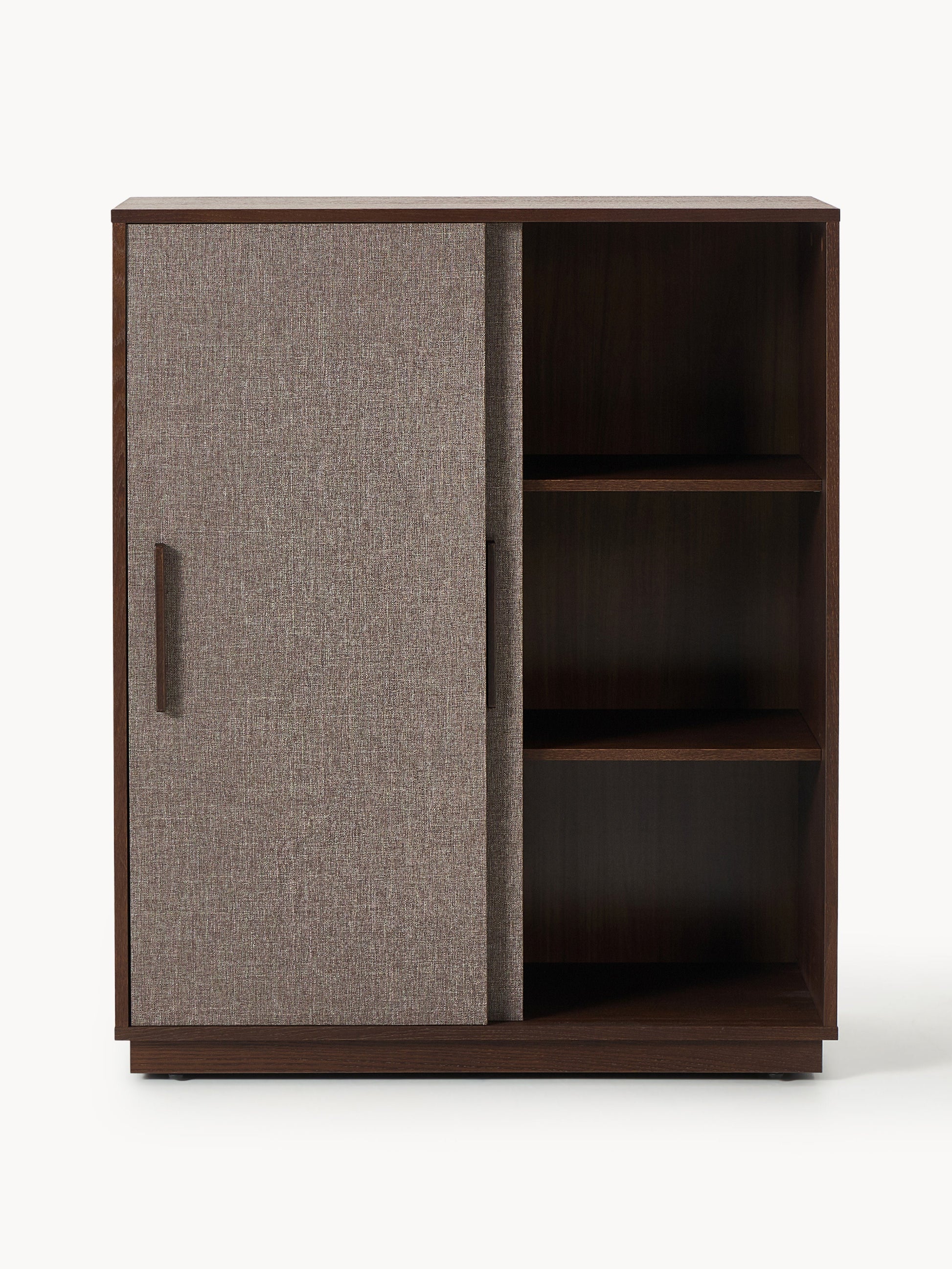 Holz-Highboard Wisp mit gepolsteter Front